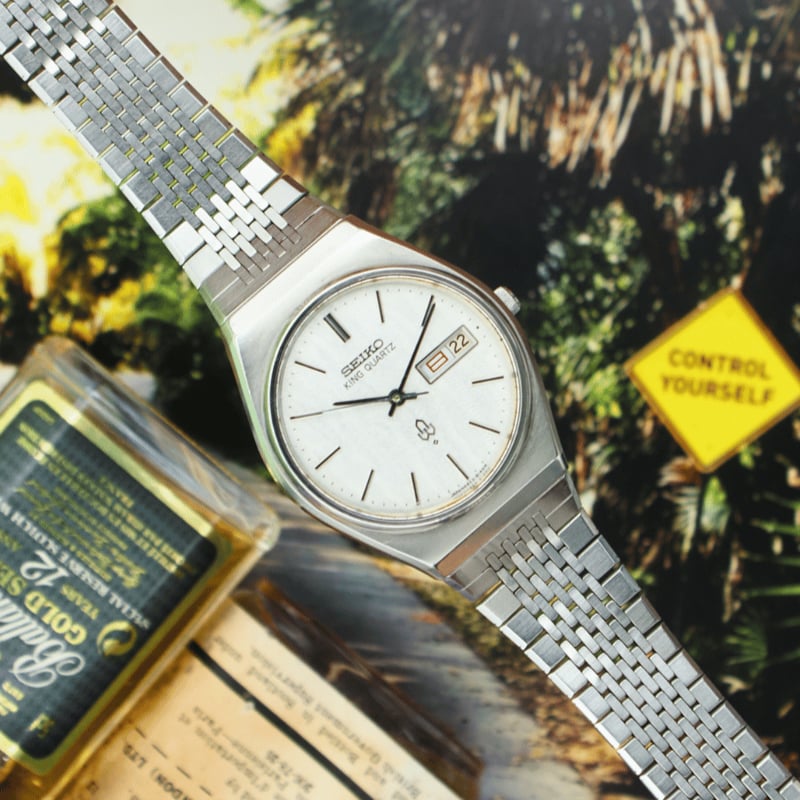 SEIKO セイコー KING QUARTZ ゴールド腕時計 - メルカリ