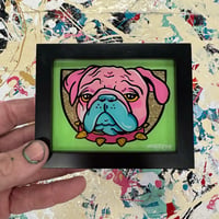 Pink Pug- Mini Glass