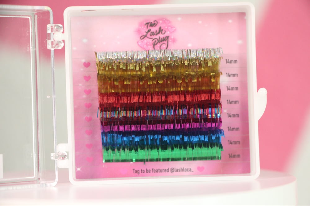 Image of Rainbow Mini Tinsel