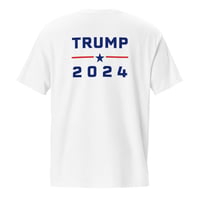 Image 1 of Trump 2024 - MAGA - Comfort Colors - Unisex Garment-Dyed Pocket T-shirt