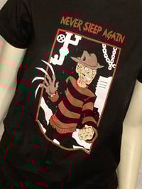 Image 2 of Unisex “Never Sleep Again”  Black Tee