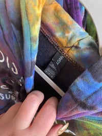 Image 2 of MEDIUM Disrespect Your Surroundings Tie Dye Hoodie 1p