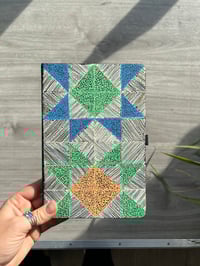 Image 1 of “Quilted with Love” Lined Notebook