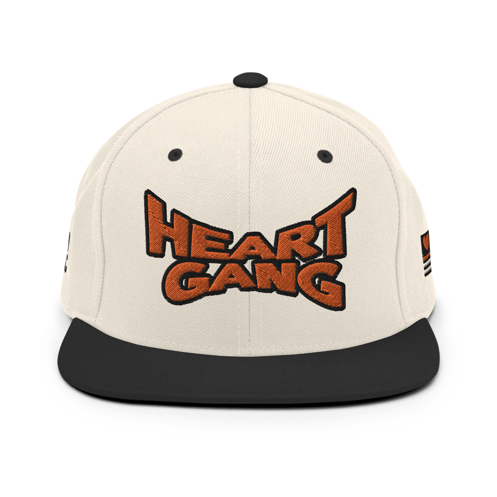 Image of Cream x Orange “Heart Gang” Snapback Hat