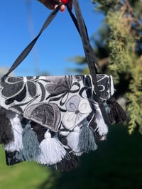 Image 3 of Black and White Crossbody
