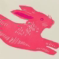 Image 3 of Large Blue Rabbit or Large Pink Rabbit