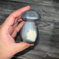 Image 1 of Orca Agate Mushroom B