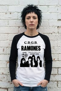 Image 1 of Camiseta Baseball M/L Ramones (CBGB)