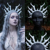 Image 1 of Ice Queen Antler Headpiece