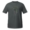 Unisex Droors Lizard Microphone T-Shirt: Dark Heather