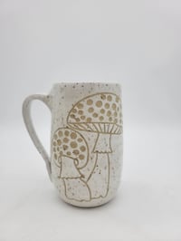Image 3 of White Mushroom Mug  