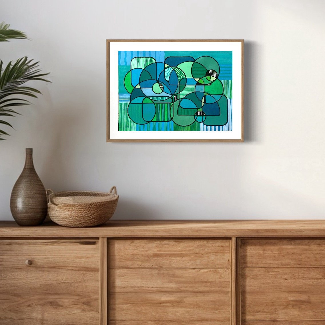 Image of 'Clear skies' Acrylic Painting on Thick Cotton Rag Paper