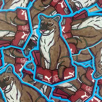 “I fits I sits” matte 3” vinyl sticker 