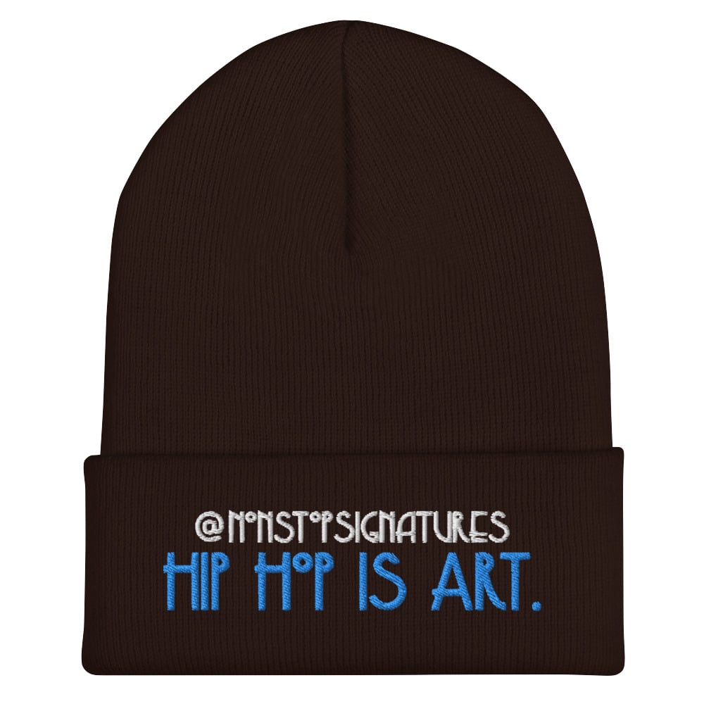 “Hip Hop is Art.” Nonstop Signatures Exclusive Beanie