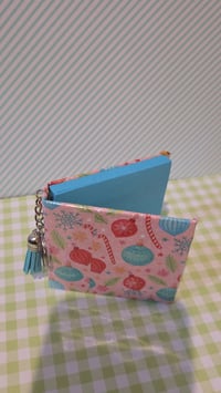 Image 2 of Holiday Sparkle Sticky Note Cover – Glittery Stationery for Planners & Gifts