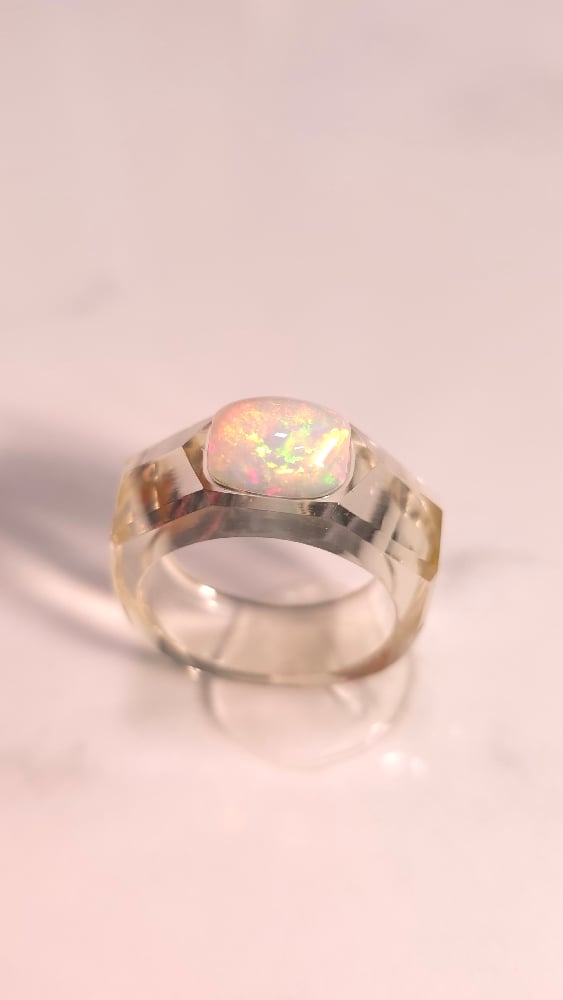 Image of Citrine Opal Signet 