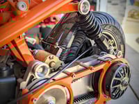 Image 4 of Reckless GY6 Skinny Rear Fender Kit 