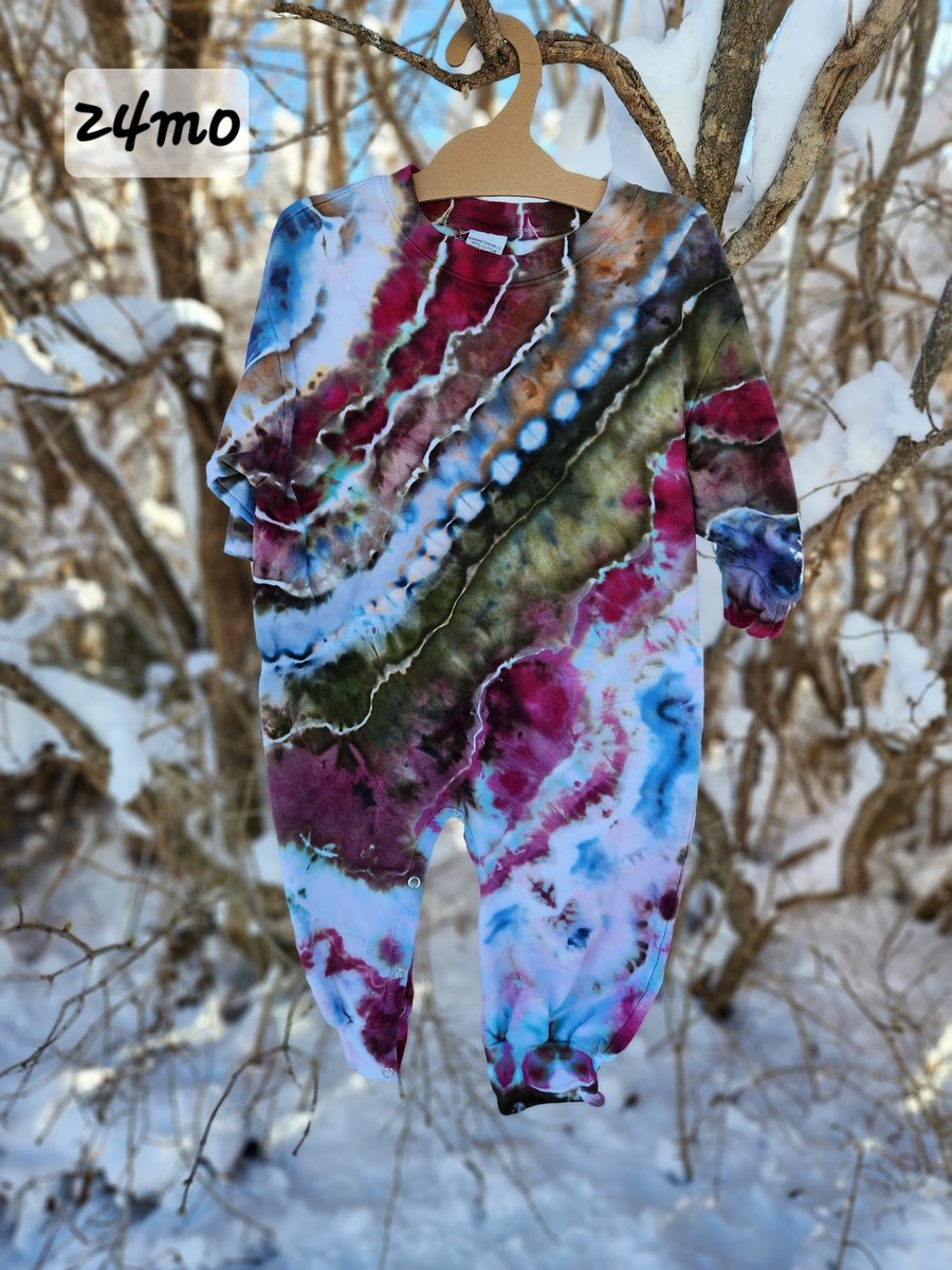 Image of Winter baby bubble rompers 12-24 mo