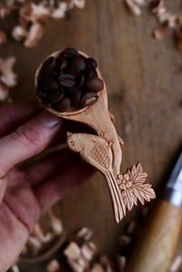Image 4 of Long Tailed tit in the Hawthorn Tree- Coffee Scoop 