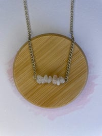 Image 2 of Rose Quartz Chip Necklace