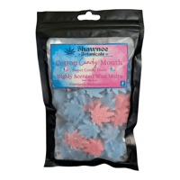 Image 1 of Cotton Candy Mouth Wax Melt Hemp Leaves