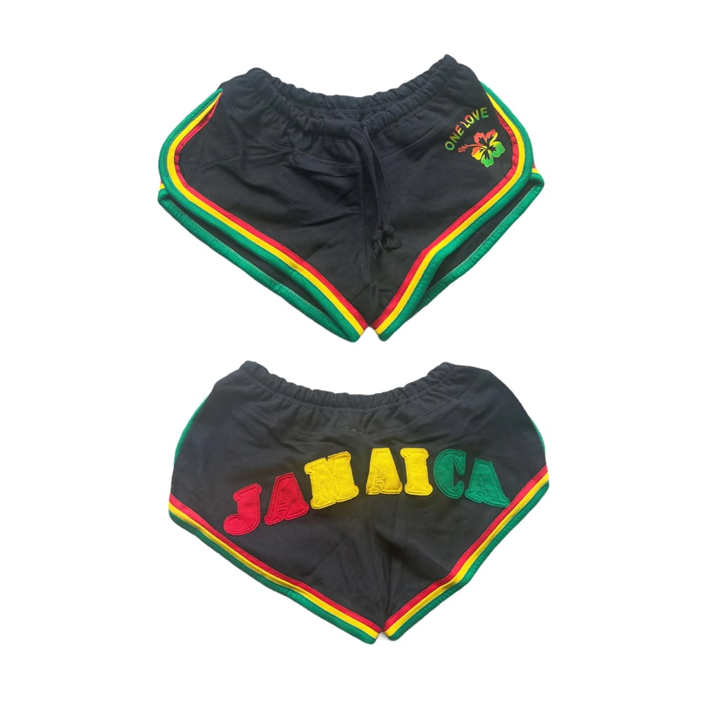 Jamaica Rasta Booty Shorts