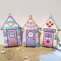 Image 1 of Beach Hut Cushion