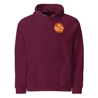 Image 2 of Bite Me logo Unisex eco raglan hoodie