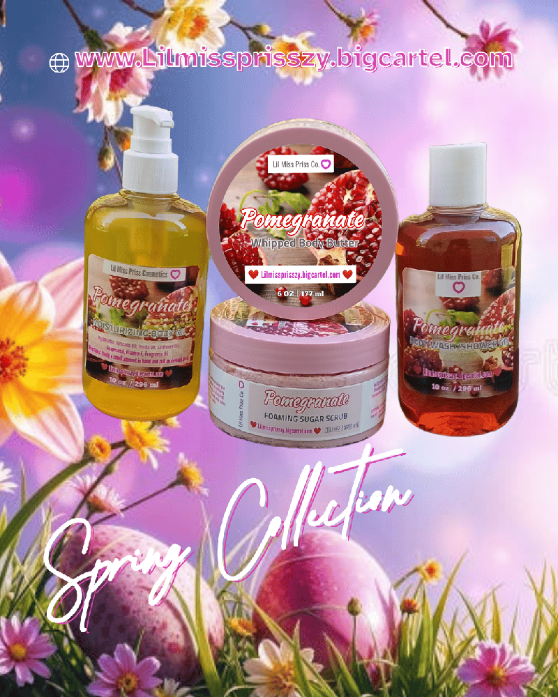 Image of Pomegranate Bath & Body Bundle