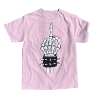 Image 1 of Lucho F you tee pink