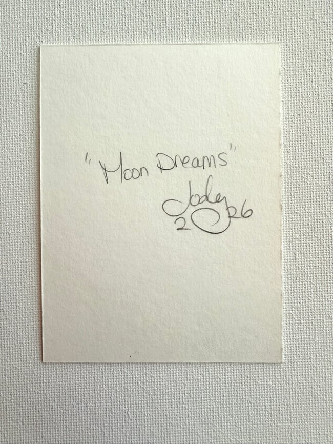 Moon Dreams. Original mini painting.