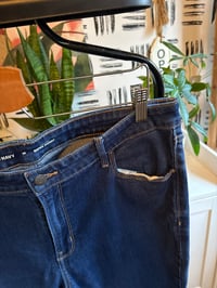 Image 2 of Old Navy dark denim super skinny 
