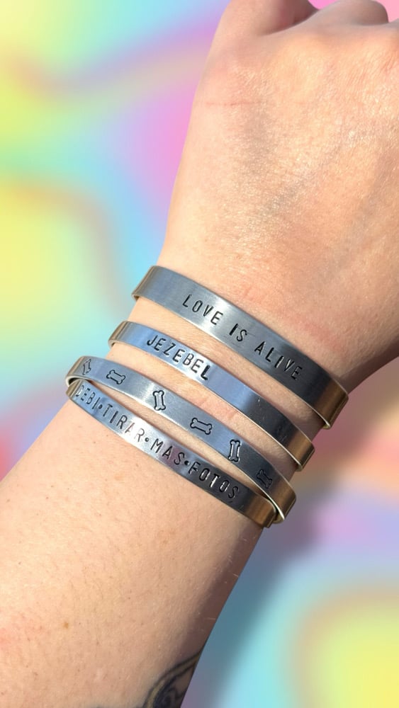 Image of Metal Stamped Bracelets