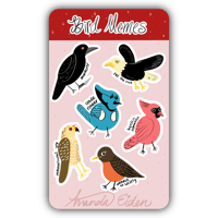 Image 1 of Funny Bird Memes - Sticker Sheet