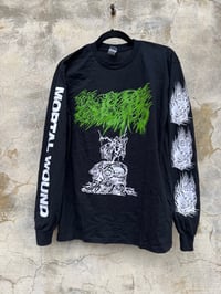 Image 1 of green logo long sleeve 
