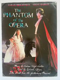 Image 2 of The Phantom of the Opera ,framed 1986 vintage sheet music