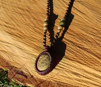 Image 2 of Unakite necklace