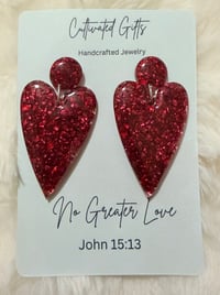 Image 1 of “No Greater Love” Earrings