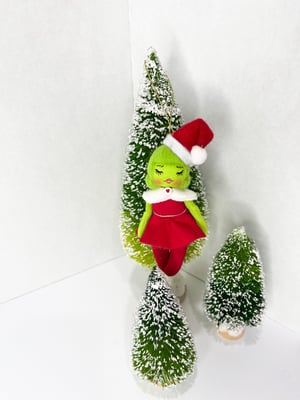 Image of Mrs. Grinchy Clause Doll Ornament 