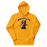 Image 1 of Yellow “Doberman” Hoodie 