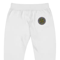 Image 2 of Sweatpants w/Crest Logo Printed On Back Pocket (White)