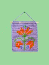 Crochet Tapestry - Fall Flowers