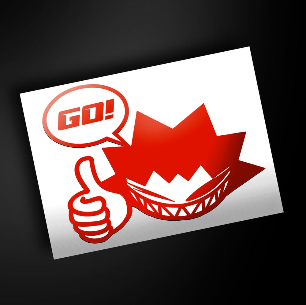 DOUBLE LAYER GO! STICKER