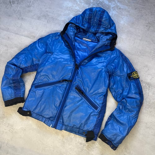 Image of AW 2007 Stone Island Mesh Badge Goose Down Jacket, size small