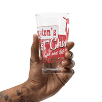 Drayton's BBQ Pint Glass: Never Shirk on the Meat