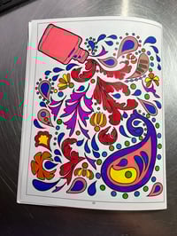 Image 3 of Glisten & Glow - Manis & More Nail Polish Themed Coloring Book 