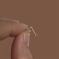 Image 3 of media luna stud