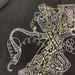 Image of Machine Chainstitch Hoodie - Yellow