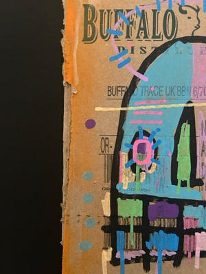 Image of ‘Ultra processed’ skull / cardboard (unframed)