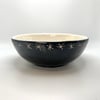 Black Stars Ceramic Bowl
